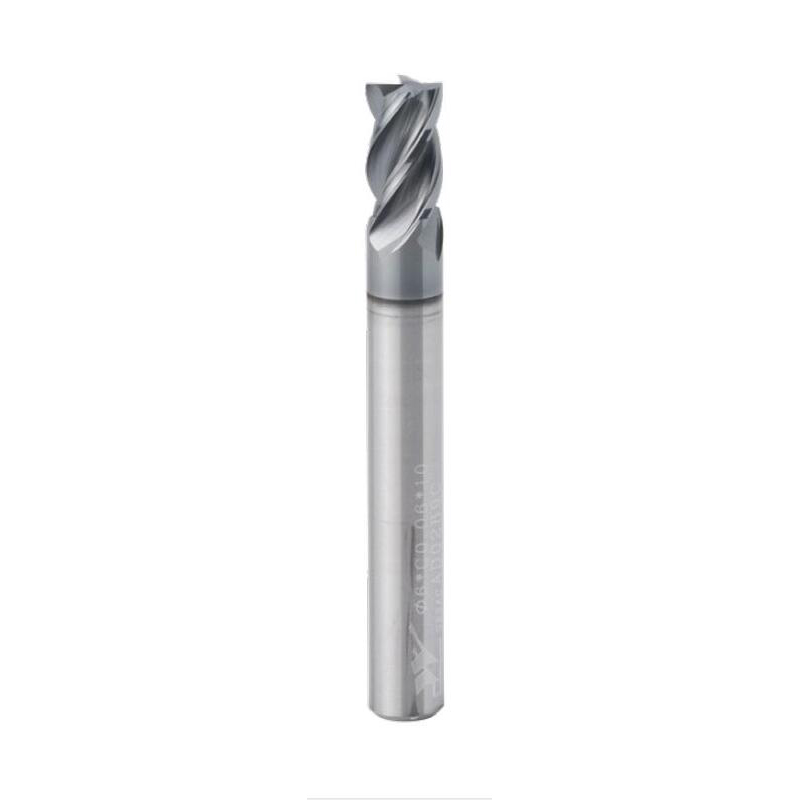 SOLID CARBIDE ENDMILLS SS200-CS4 4 Flute, Stub Length With 