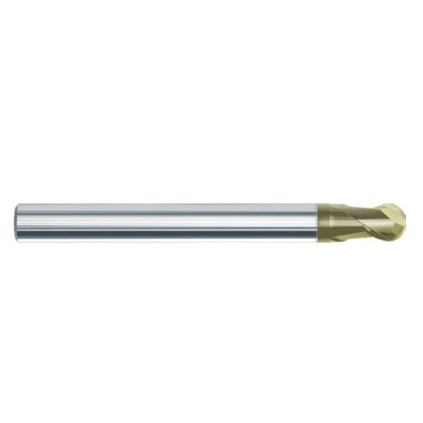 TiSiN Coating 125 mm Full Length 80 mm Flute Length 14 mm Head Diameter Dormer S23114.0 Shank Ball-Nosed End Mill HM